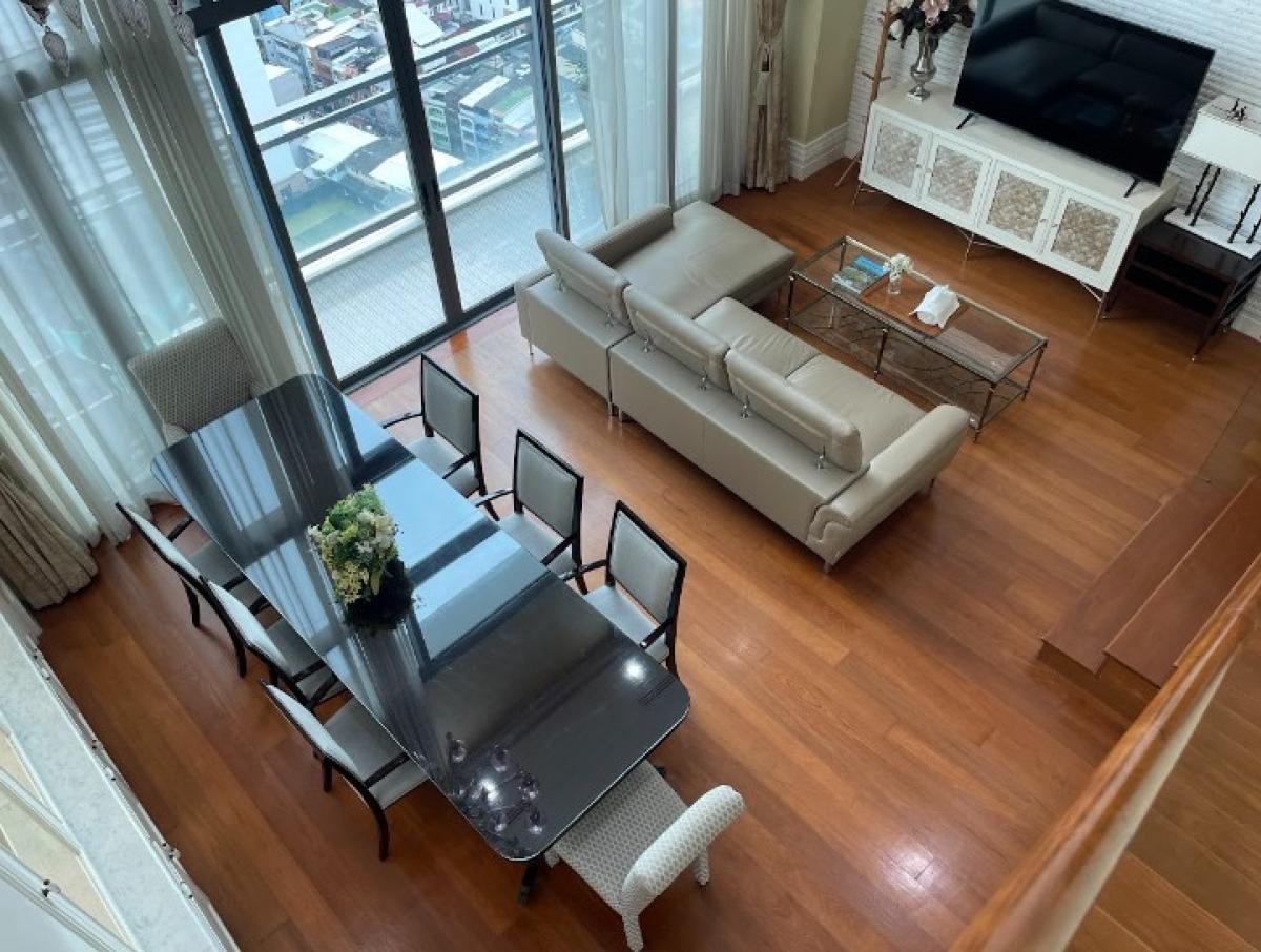 ให้เช่าคอนโดสุขุมวิท อโศก ทองหล่อ : For Rent :Bright Sukhumvit24   3Bed3Bath (Duplex) 166sqm 110k