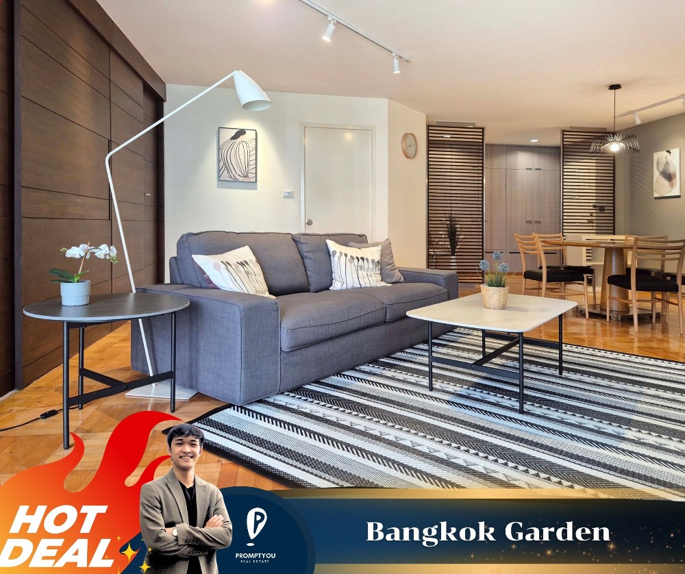 For RentCondoRama3 (Riverside),Satupadit : 🔥For rent🔥 “Bangkok Garden” Beautiful room, fully furnished, ready to move in //For more information, Line ID:@promptyou5