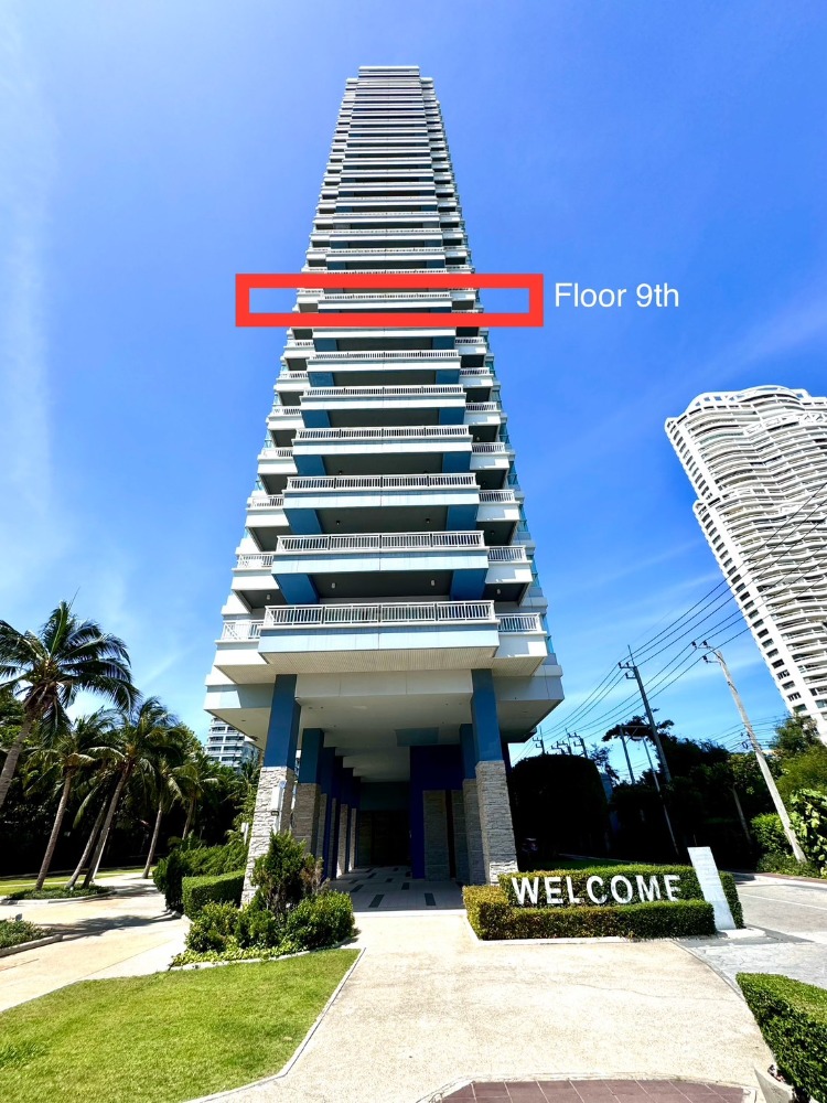 ขายคอนโดพัทยา บางแสน ชลบุรี สัตหีบ : ขายคอนโด SEAVIEW  3 Bed 2bath Lumpinee Park Beach Jomtian ชั้น 9 ตึกหน้าวิวทะเลทุกห้องนอน