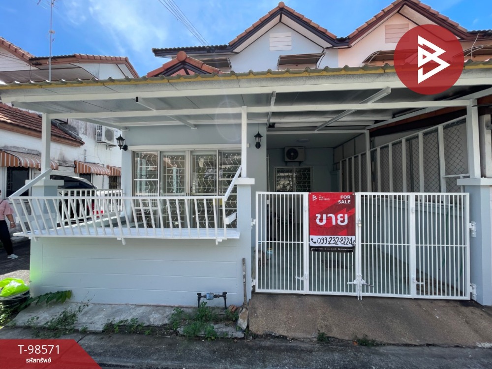 For SaleTownhomePattaya, Bangsaen, Chonburi : Townhouse for sale, Eastern Land and House Village 2, Chonburi, ready to move in