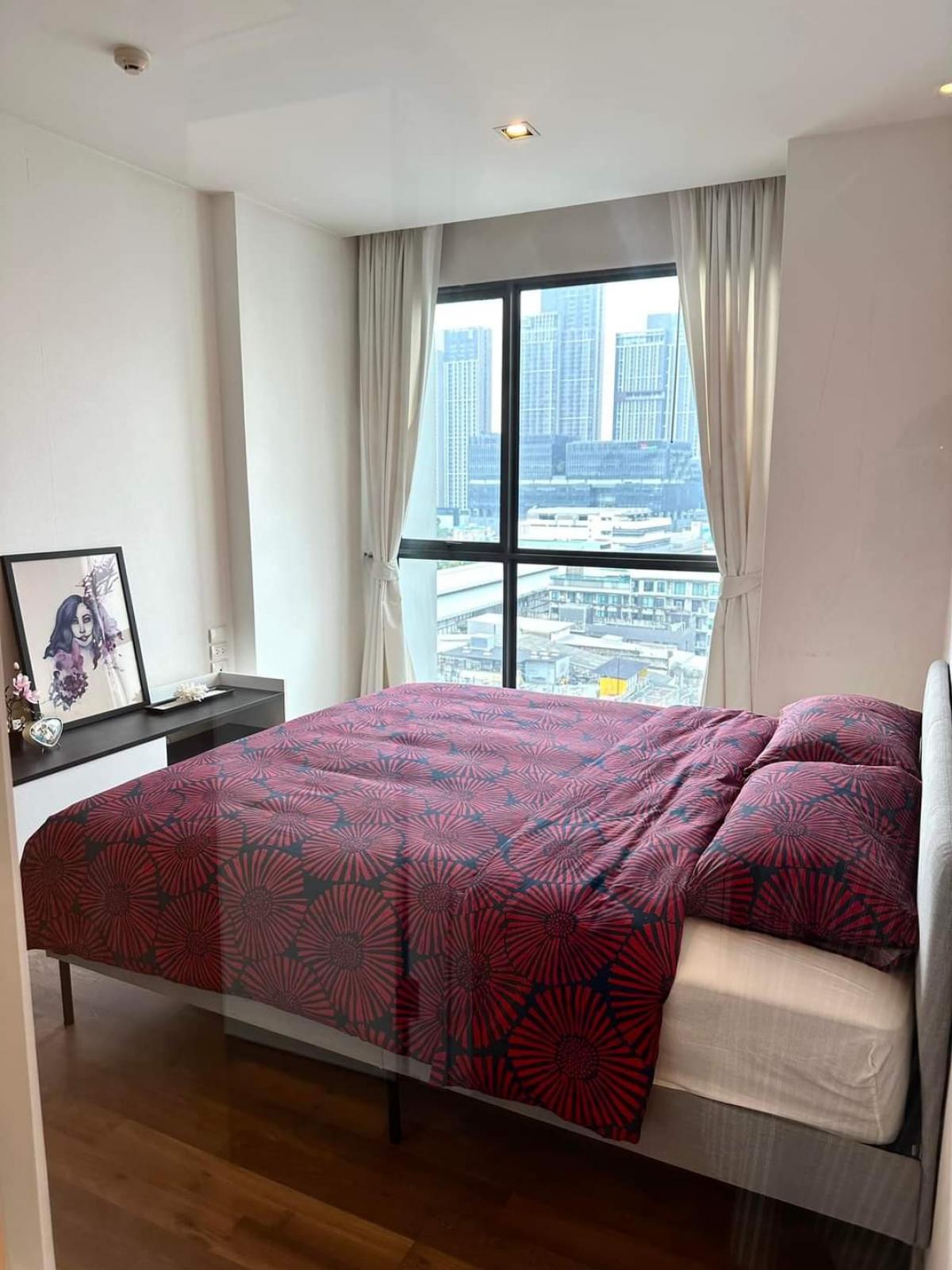 For RentCondoOnnut, Udomsuk : Urgent‼️‼️For rent THE ROOM Sukhumvit 62, next to BTS Punnawithi, beautifully decorated, fully decorated, 1 bedroom, 1 bathroom, 12th floor, Building A, city view, no buildings blocking, new room condition▫️▫️▫️▫️▫️▫️▫️▫️▫️▫️▫️