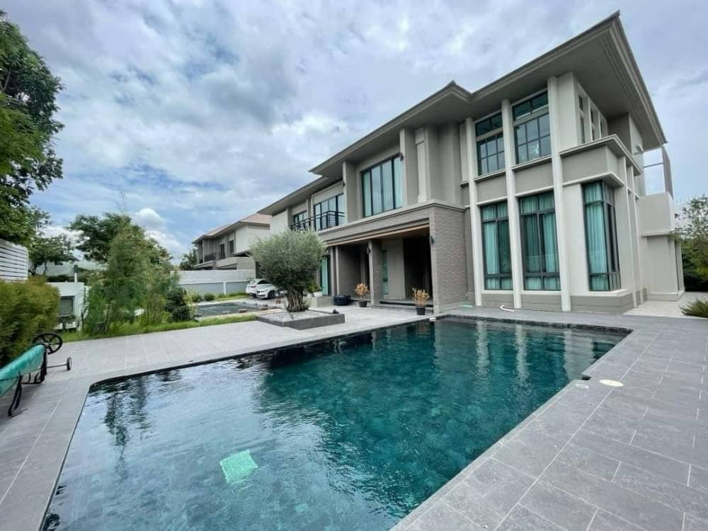 For SaleHousePinklao, Charansanitwong : (Selling at a loss) Mansion + swimming pool, Grand Bangkok Boulevard, Ratchaphruek-Charan (Grand Bangkok Boulevard) (near Paseo, Ratchaphruek, Borommaratchachonnani, near international school, near Si Rat Expressway)