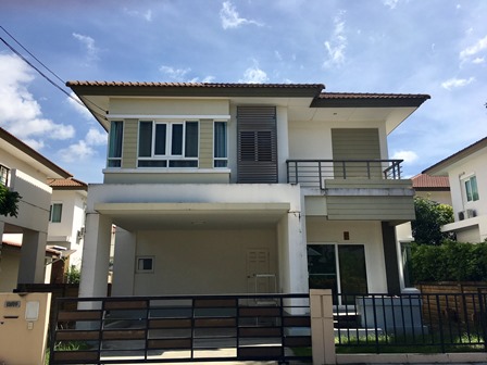 For SaleHouseRama 2, Bang Khun Thian : 2-storey detached house, Saransiri, Tha Kham, Rama 2, area 50 square wah