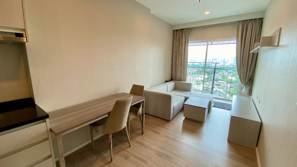 For RentCondoRama5, Ratchapruek, Bangkruai : Condo for rent: next to the Purple Line. Tiwanon Station, 2 bedrooms, 2 bathrooms, Amber Tiwanon (Amber by Eastern Star), 17th floor, large room, elegant and good view