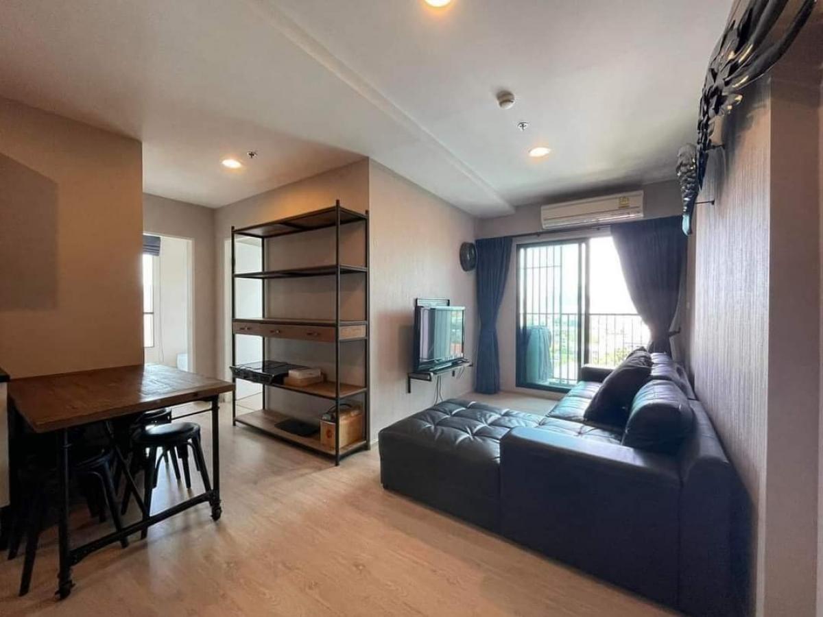 For SaleCondoRatchadapisek, Huaikwang, Suttisan : Condo Fuse Miti Ratchada-Sutthisan Fuse Miti Ratchada-Sutthisan 2 bedrooms, 2 bathrooms, 2 balconies, 2 parking spaces, large room, fully furnished, 4.49 million, corner room, near MRT Sutthisan