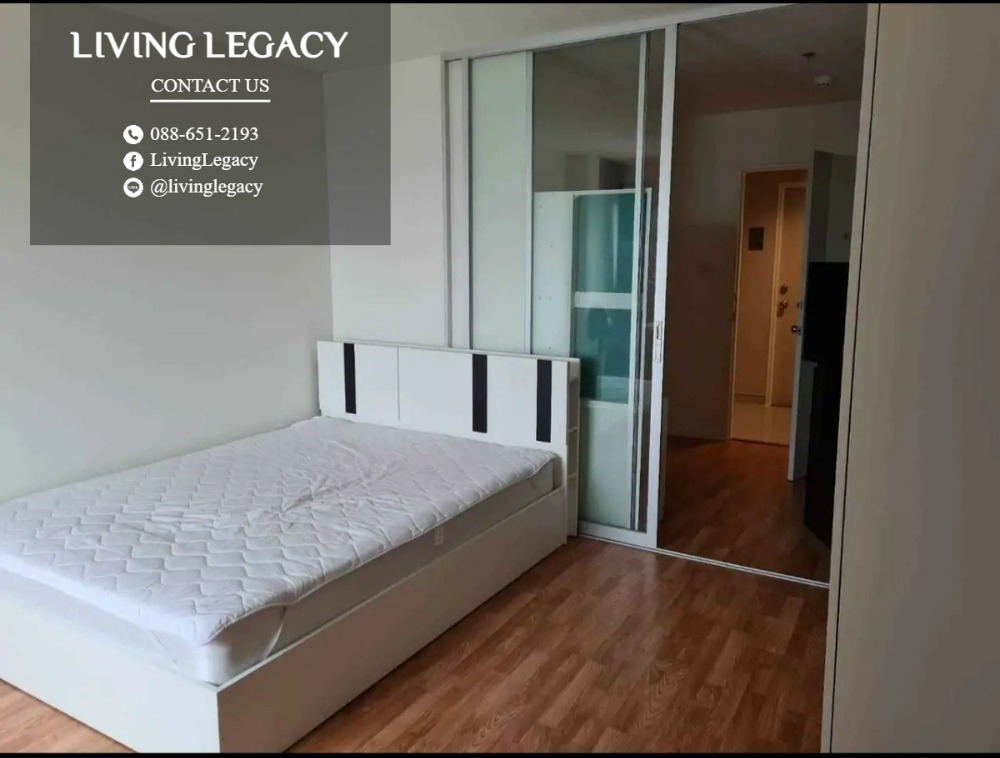 For RentCondoPattanakan, Srinakarin : SMOEJ0 Condo for rent Lumpini Ville Phatanakan - Srinakarin 28 sq m. 30th floor line id : @livinglegacy tel : 088-651-2193