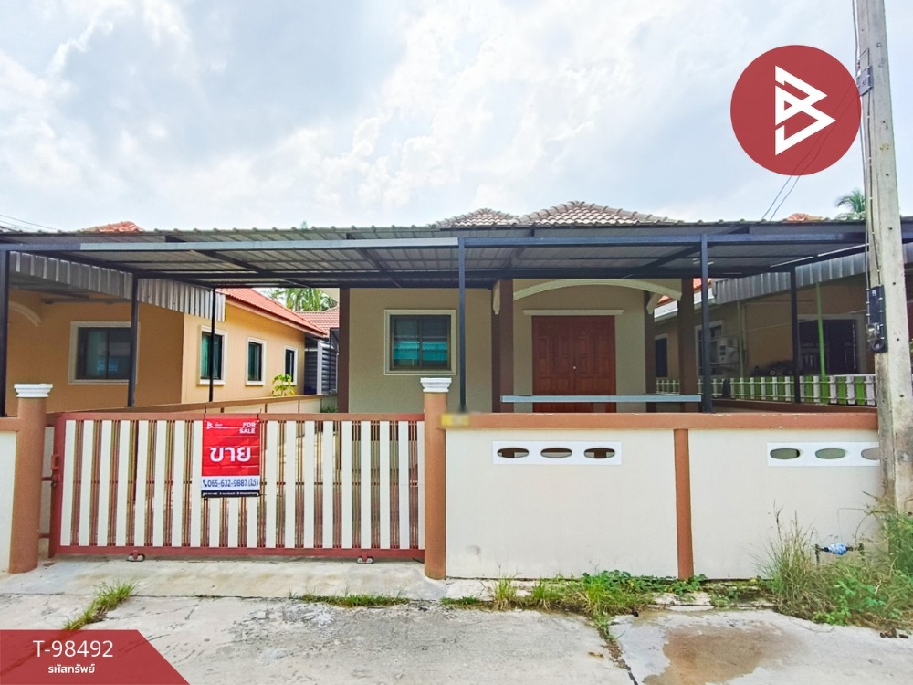 For SaleHouseSamut Songkhram : Single-storey detached house for sale, area 40 sq m, Tai Hat, Samut Songkhram