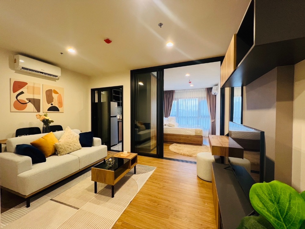 For RentCondoLadprao, Central Ladprao : ✅For rent, beautiful room, fully furnished, ready to move in 🔥The Line Vibe (1 bedroom, 37 sq m.) Rental price 21,000/month Tel.0922635410 Earth