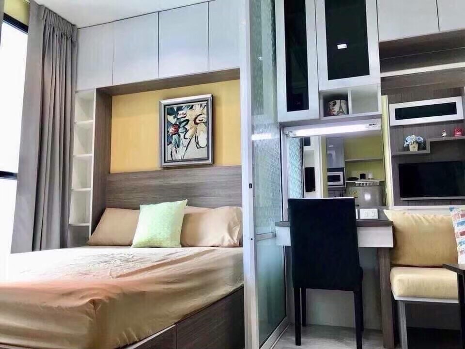 For RentCondoOnnut, Udomsuk : 🚝For rent: IDEO MOBI S81, next to BTS On Nut, studio room, size 23 sq m, beautiful room, fully furnished, ready to move in, 13,000 baht