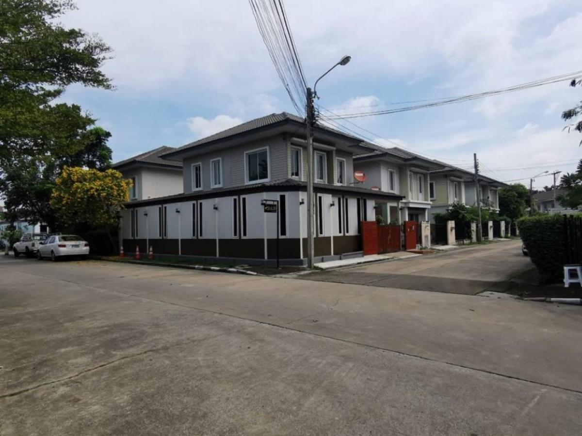 For RentHouseNonthaburi, Bang Yai, Bangbuathong : For rent 25,000, Pruksa Village Scenery 28 Bang Yai Project (Kaew In Alley) 📌Corner house 📌 Area 39.2 square wa