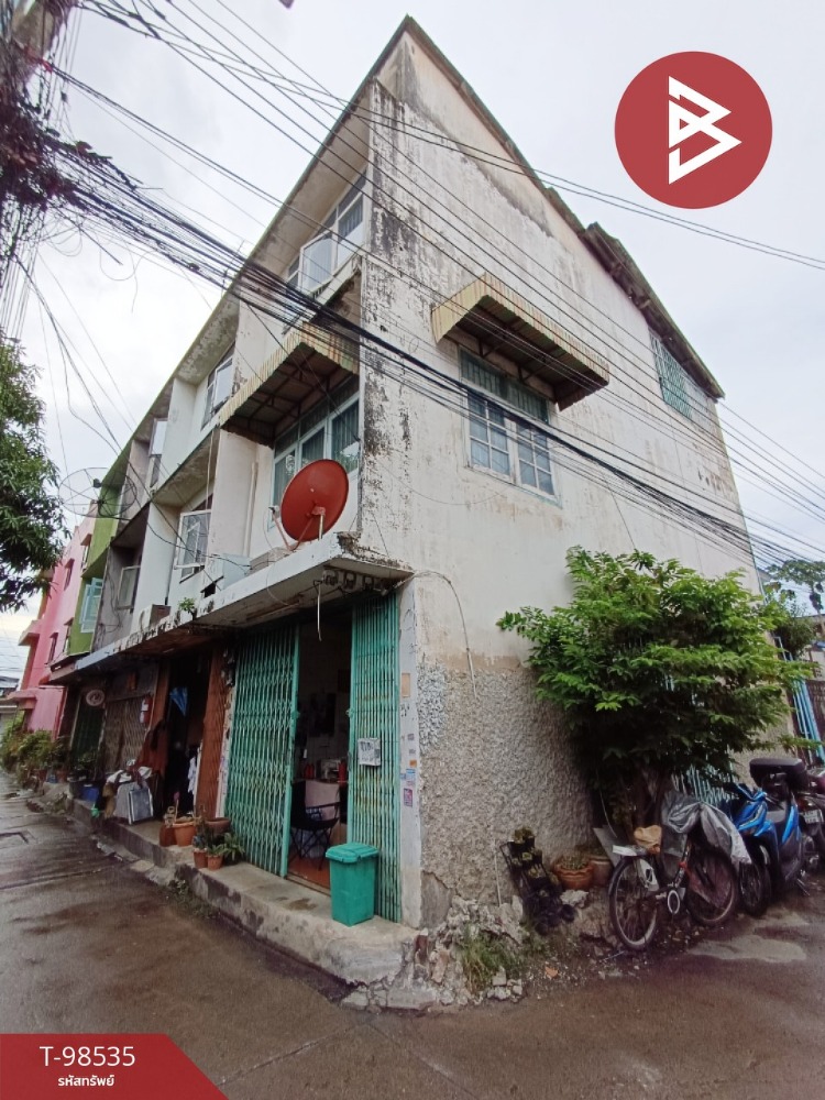 For SaleShophouseBang kae, Phetkasem : Commercial building for sale, 3 floors, Soi Petchkasem 46, Intersection 8, area 10 sq m, Phasi Charoen, Bangkok