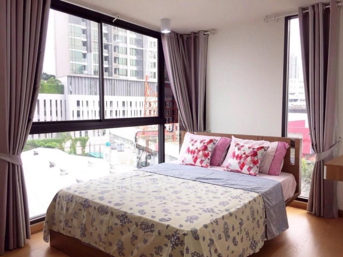 For RentCondoOnnut, Udomsuk : ‼️‼️Condo for rent‼️‼️Bangkok Feliz Sukhumvit 69-2⭐️43.78 sq m, 1 bedroom, 1 bathroom, 5th floor, fully furnished, ready to move in⭐️Walk only 70 meters to BTS Phra Khanong⭐️20,000/month