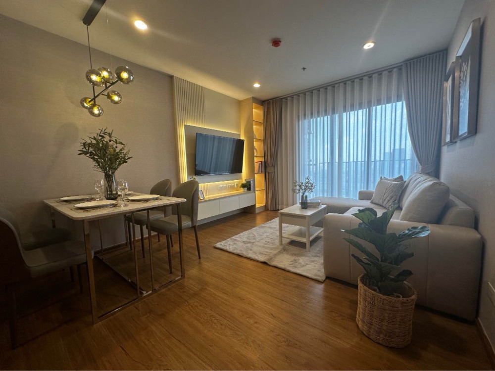 For RentCondoLadprao, Central Ladprao : Condo for rent: The Line Vibe, 2 bedrooms, corner room, beautifully decorated, new condo, just completed.