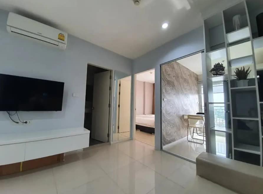 For RentCondoOnnut, Udomsuk : ⭐️🌿CONDO FOR RENT : at Aspire Sukhumvit 48 size 35sqm =15,500 baht/month