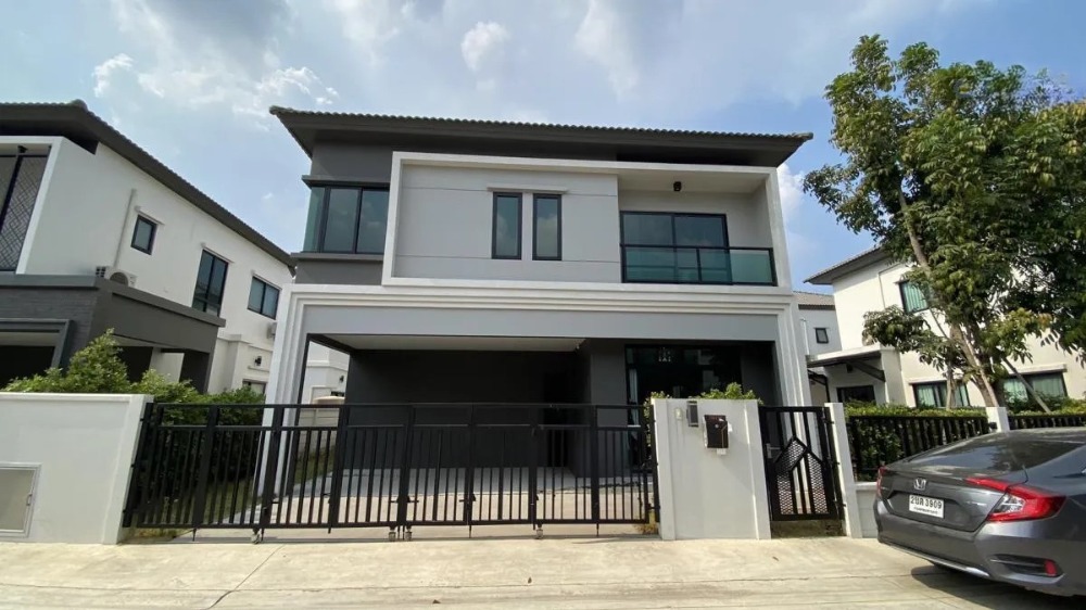 For SaleHouseNawamin, Ramindra : Single house for sale, Grand Britannia, Wongwaen-Ramintra, area 52.20 sq m, 4 bedrooms, 3 bathrooms, 2 parking spaces, special price 7.49 million baht