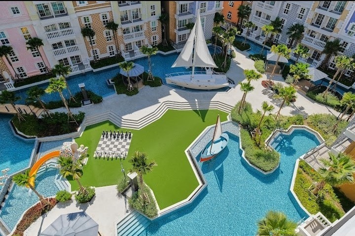 For RentCondoPattaya, Bangsaen, Chonburi : Condo for rent in Pattaya, water park style