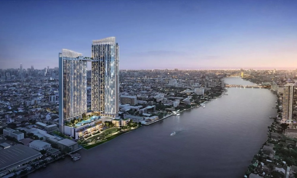 For SaleCondoRama 8, Samsen, Ratchawat : Selling cheap booking slips, Wanvayla Na Chaophraya, 22nd floor (70.20 sq m), new condo on the banks of the Chao Phraya River.