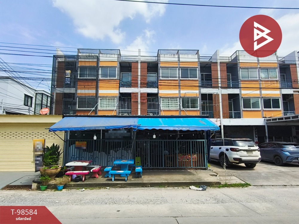 For SaleShophouseMahachai Samut Sakhon : Commercial building for sale, 2 units, area 43.8 sq w, Mahachai, Samut Sakhon