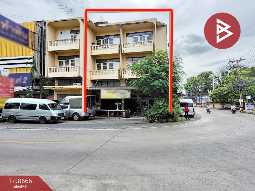 For SaleShophouseNonthaburi, Bang Yai, Bangbuathong : Commercial building for sale, 3.5 floors, area 33 sq w, Bang Kruai, Nonthaburi