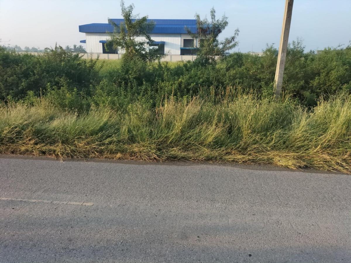 For SaleLandSamut Prakan,Samrong : For sale: vacant land next to the motorway