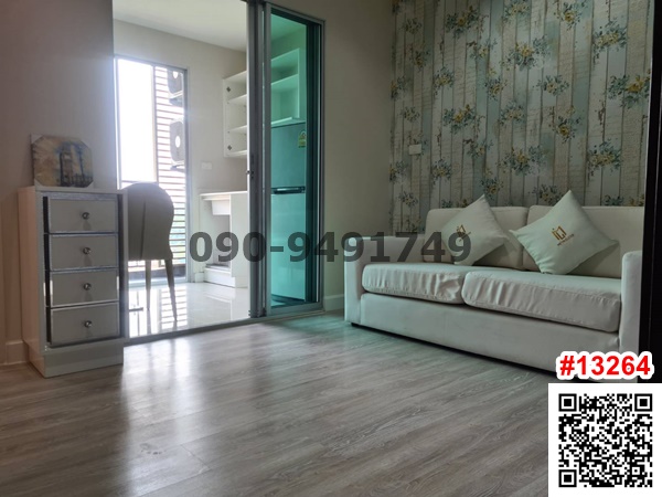 For RentCondoKasetsart, Ratchayothin : Condo for rent: Metro luxe Kaset, beautiful room, unblocked view, very cheap price, ready to move in