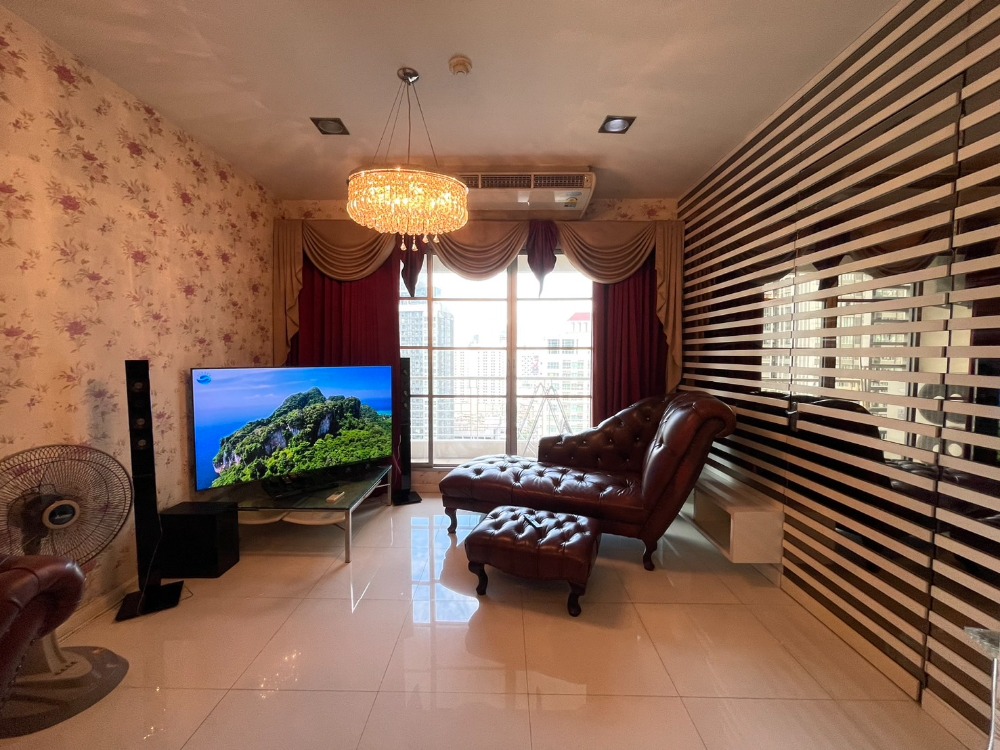 For SaleCondoRatchathewi,Phayathai : Baan Klang Krung Siam Pathumwan, high floor room, Building A, rare location, no blocked view, owner lives there himself, beautifully decorated room, ready to move in