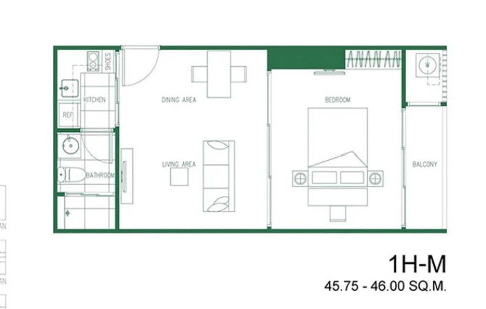 For SaleCondoRatchathewi,Phayathai : Selling at a loss, cheapest price, XT Phayathai, 1 bedroom, 46 sq m, only 5.19 million baht.