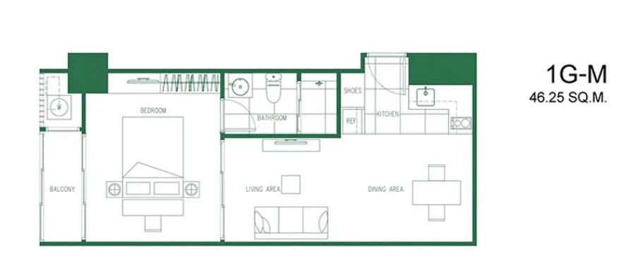 Sale DownCondoRatchathewi,Phayathai : Selling at a loss, cheapest price, XT Phayathai, 1 bedroom, 46.61 sq m, only 5.5 million baht.