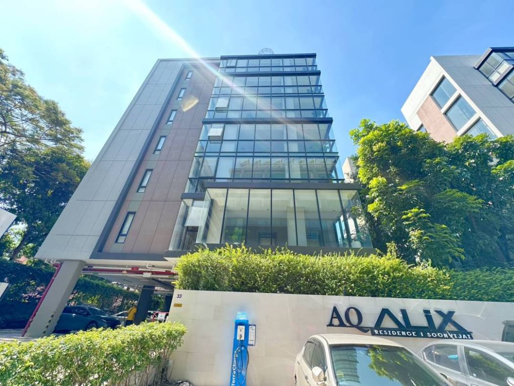 For SaleCondoRama9, Petchburi, RCA : Condo for sale AQ Alix Residence Research Center 28.31 sq m. Beautiful room, good location, convenient transportation