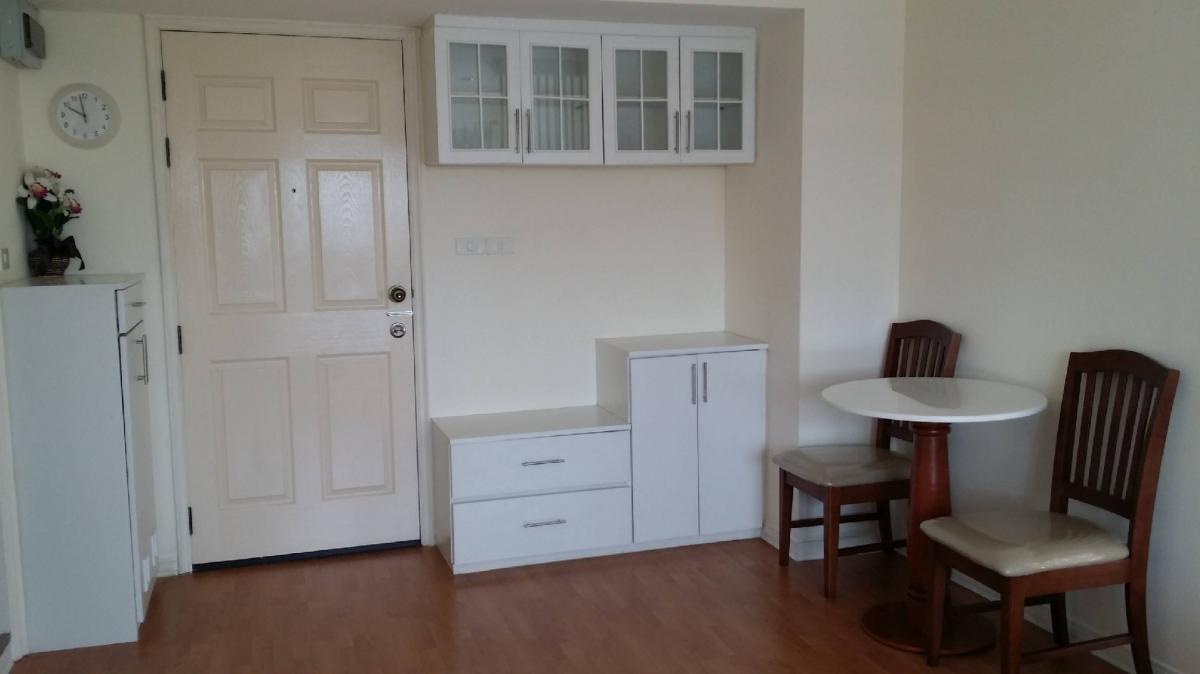 For RentCondoRatchadapisek, Huaikwang, Suttisan : 🔥Urgent for rent🔥Lumpini Ville Cultural Center Condo (Lumpini Ville Cultural Center), 2 bedroom type, size 60 sq m, 8th floor, unblocked view, newly renovated room. Near MRT Huai Khwang