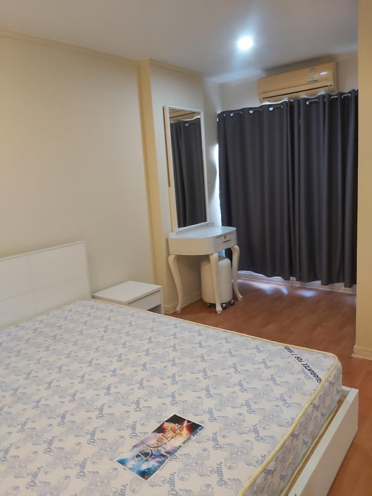 For RentCondoRatchadapisek, Huaikwang, Suttisan : 🔥Urgent for rent🔥Lumpini Ville Cultural Center Condo (Lumpini Ville Cultural Center), 2 bedroom type, size 60 sq m, 8th floor, unblocked view, newly renovated room. Near MRT Huai Khwang