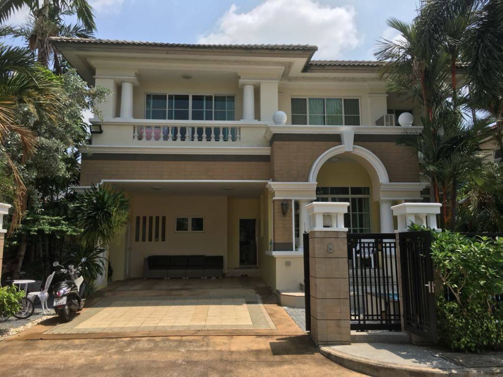 For RentHouseNawamin, Ramindra : House with 3 bedrooms ,fully furnished at Ramintra Km.2 near BTS 1mins