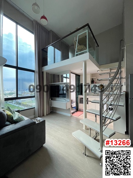 For SaleCondoOnnut, Udomsuk : Condo for sale THE SKY Sukhumvit, Building E, Moft room, corner room, near BTS Udomsuk