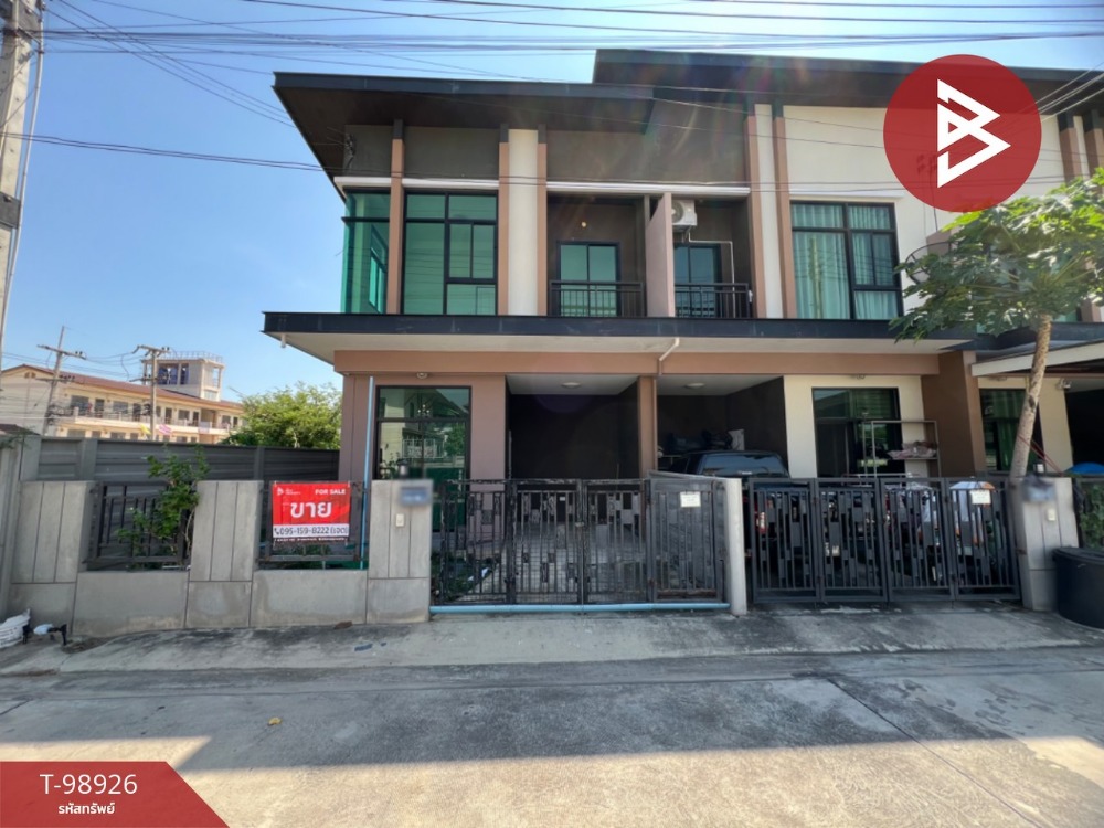 For SaleTownhousePattaya, Bangsaen, Chonburi : Townhouse for sale, Sanmani Village, Sukprayoon, Na Pa, Chonburi