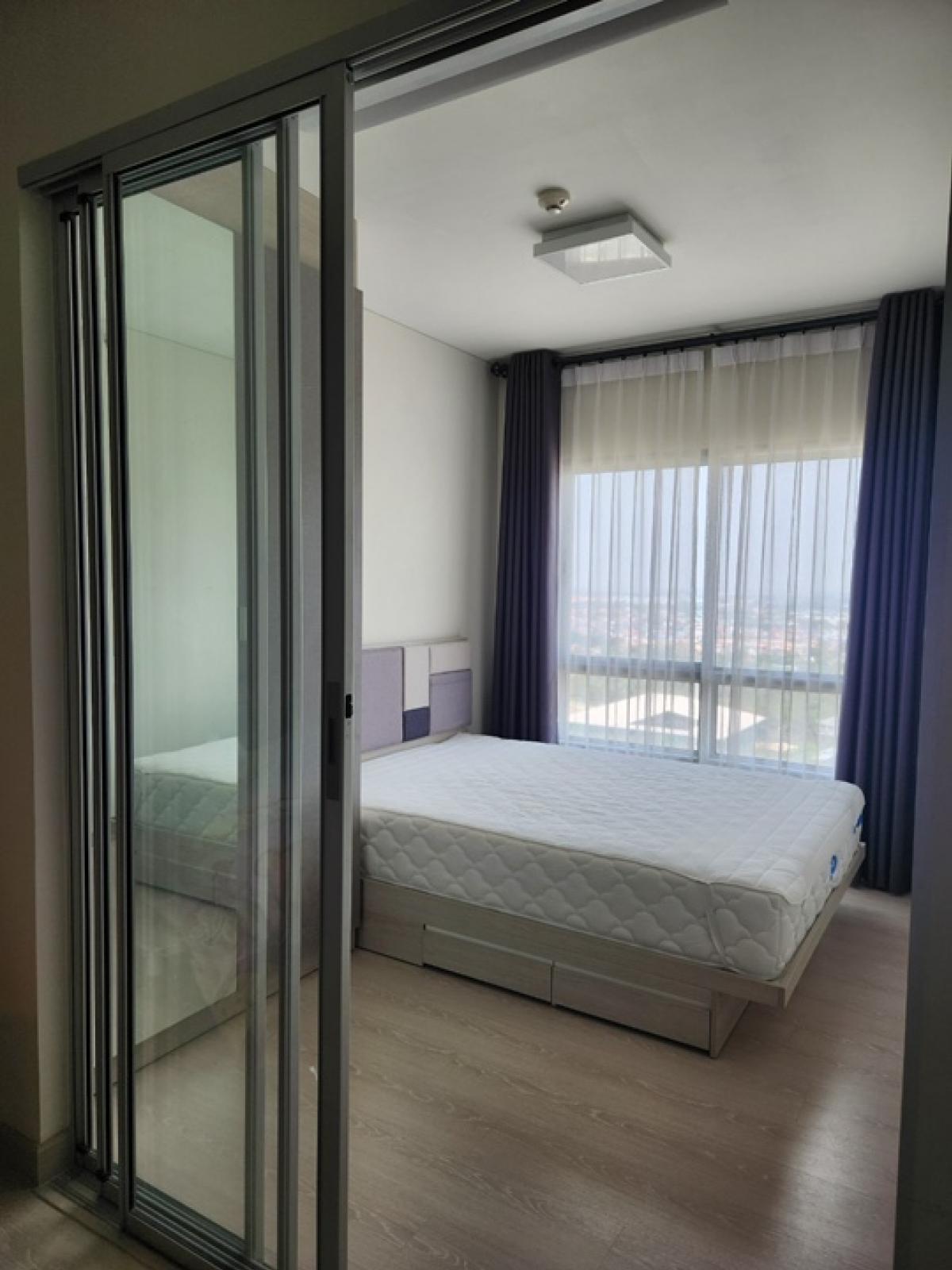 For RentCondoChaengwatana, Muangthong : 📍 Condo for rent, Niche ID @ Pak Kret Station, 7,000฿, 20th floor, size 28 sq m., beautiful view, next to the main road, property code: N508