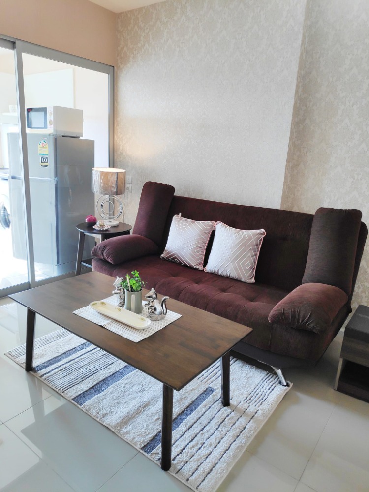 For RentCondoOnnut, Udomsuk : Condo for rent Aspire Sukhumvit 48 for rent, large room, 33 sq m., 9th floor, fully furnished, near BTS Phra Khanong