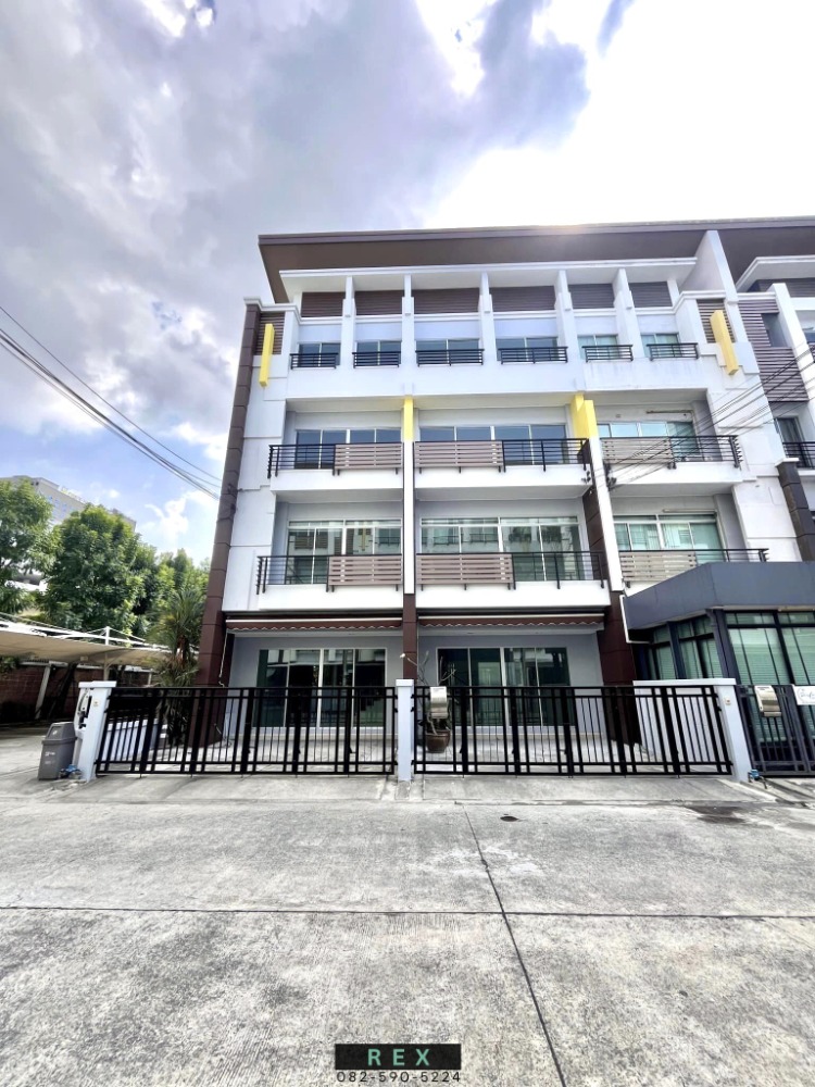 For RentHome OfficeLadprao101, Happy Land, The Mall Bang Kapi : Home office for rent, Lat Phrao, 4 floors, size 260 sq m., near BTS Yellow Line, Lat Phrao 83