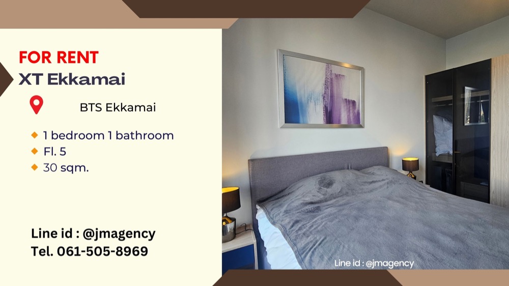 For RentCondoSukhumvit, Asoke, Thonglor : ✯ New room  For rent  XT Ekkamai  ( vdo) Line @jmagency