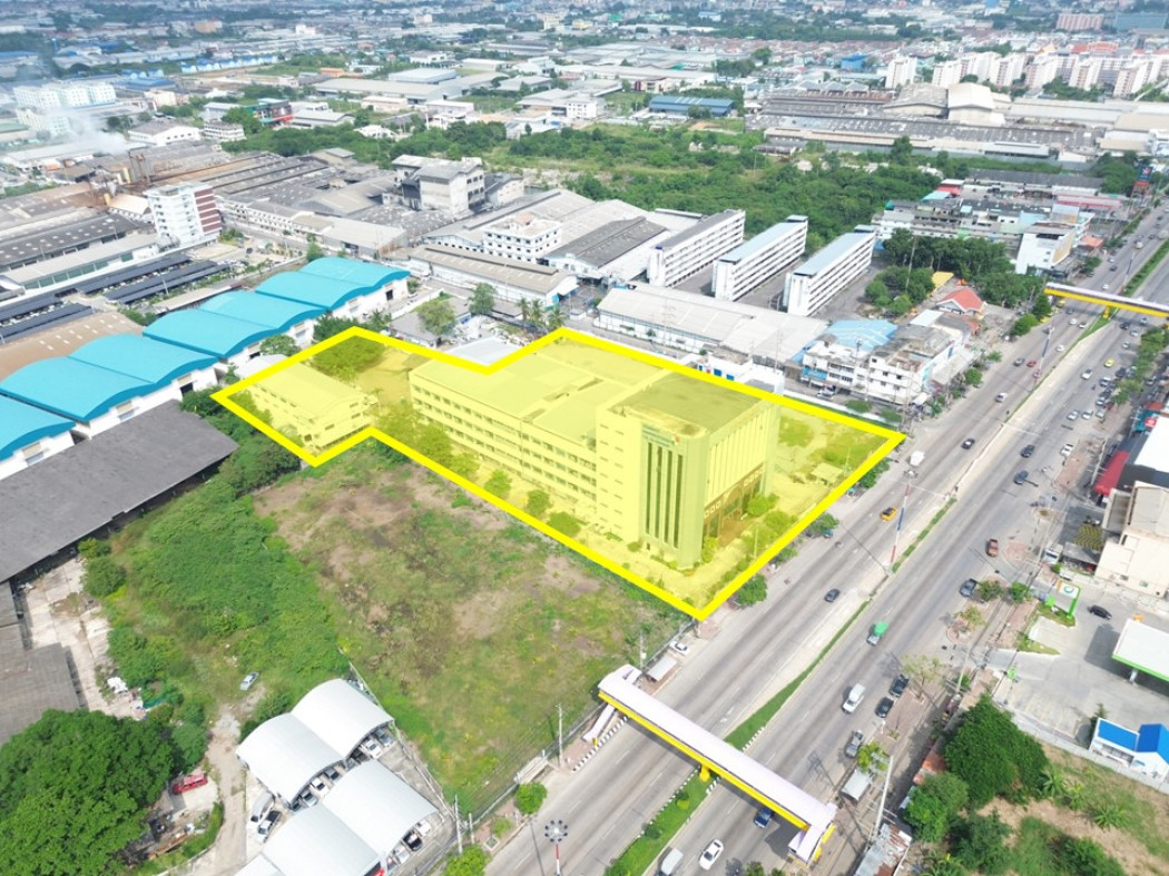 For RentFactoryMahachai Samut Sakhon : For Rent: 7-Storey Office Building and Factory on Phetkasem Road 122, with Total Usable Area of 16,107 sqm on 10 Rai of Land