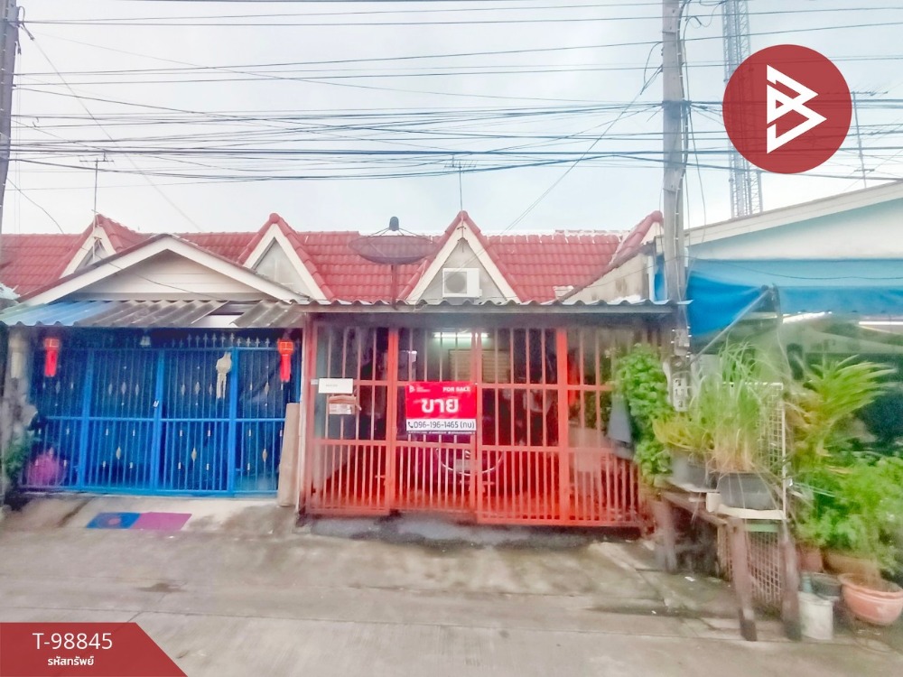 For SaleTownhouseSamut Prakan,Samrong : Townhouse for sale, TSB House Village, Pracha Samakkhi, Phra Samut Chedi, Samut Prakan