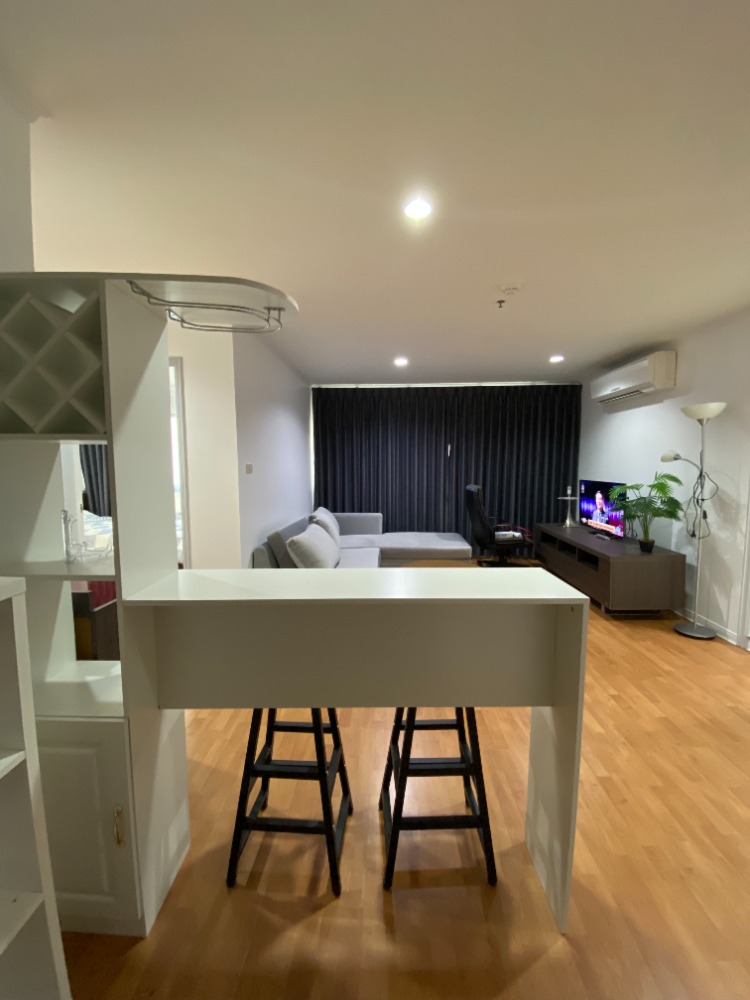 For RentCondoOnnut, Udomsuk : 🚝 For rent Lumpini Ville 77, new room, never rented, 67 sq m, 17th floor, corner room, complete electrical appliances and furniture, price 22,000 baht.