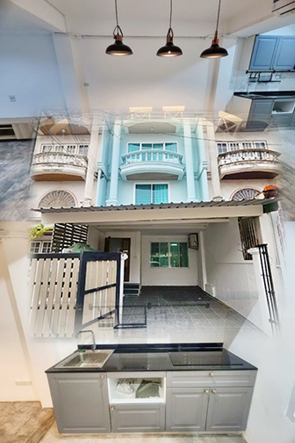 For RentTownhouseOnnut, Udomsuk : AIRBNB Sukhumvit 103 1.7 km. Berkeley Inter School 0.7 km. BTS Bangna 1.5km. 5Bed 4-storey townhous