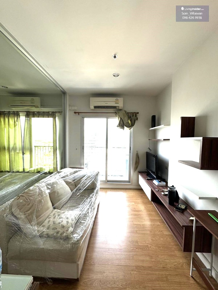 For RentCondoChaengwatana, Muangthong : 🚩Vacant room for rent, 30 sq m, The Parkland Ngamwongwan-Khae Rai, a condo near the Purple Line and Pink Line, Khae Rai