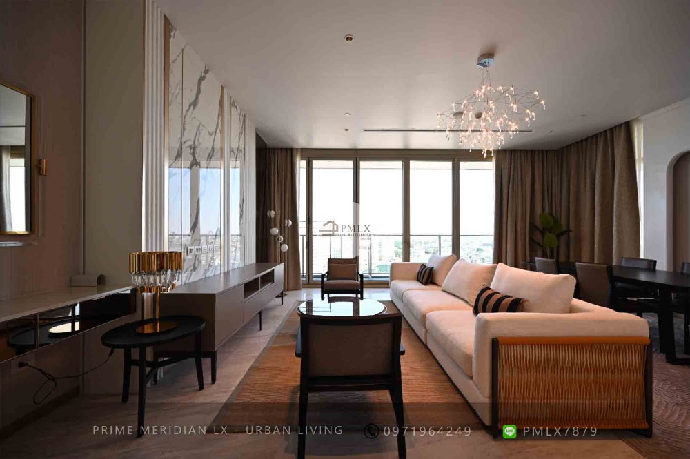 For RentCondoSathorn, Narathiwat : Four Seasons Private Residences - Super Luxury Condo, Stunning Unblocked Views, Ready To Move In