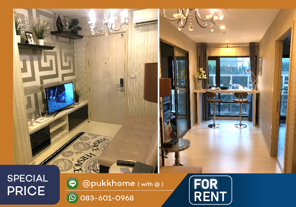 ให้เช่าคอนโดสุขุมวิท อโศก ทองหล่อ : Rhythm Sukhumvit 36-38 ✨ 1 ฺBedroom Fully furnished 📞 Line:@pukkhome (with @ )