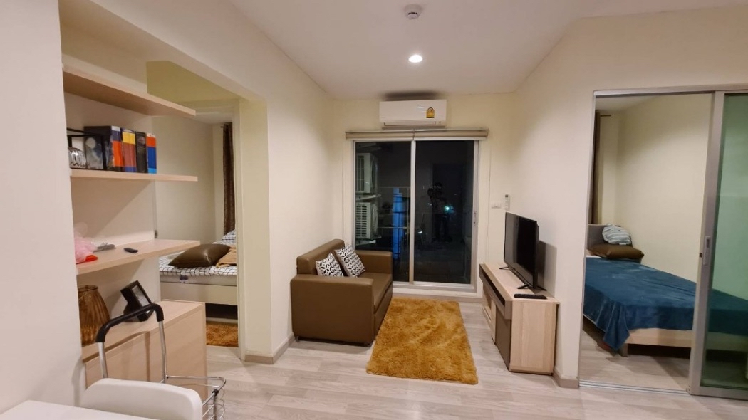 For RentCondoLadprao101, Happy Land, The Mall Bang Kapi : Condo For Rent | 2 Bedrooms 1 Bathroom “Plum Condo Chokchai 4” 33 Sq.m. Near Chokchai 4 Market