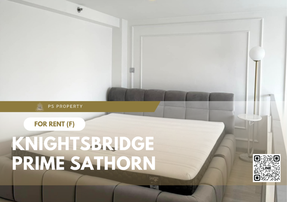 For RentCondoSathorn, Narathiwat : For rent ✨ Knightsbridge Prime Sathorn ✨ DUPLEX room, complete furniture and electrical appliances.