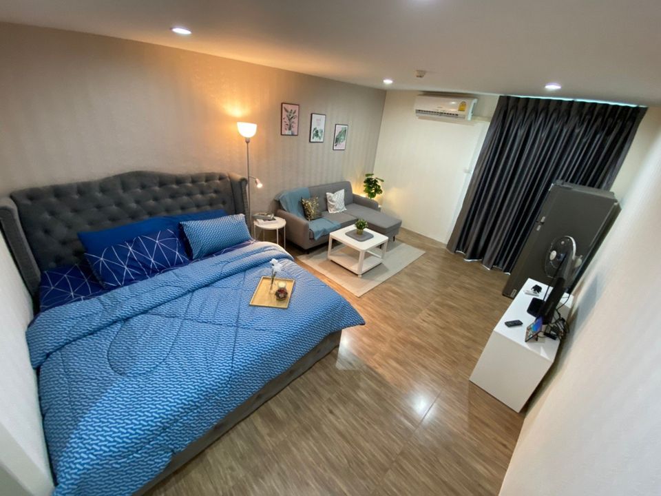 For RentCondoOnnut, Udomsuk : 🔔🚩FOR RENT>> Regent Home 14 Sukhumvit 93>> Studio room size 32 sq m. 7th floor, balcony not hot, near BTS Bang Chak/On Nut #LV-MO896