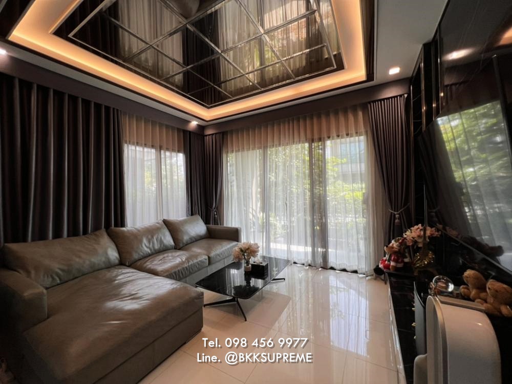 For SaleHousePattanakan, Srinakarin : (For sale) ** Single house, Bangkok Boulevard, Rama 9, for sale with built-in throughout the house **