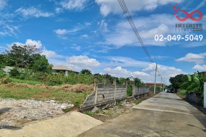 For SaleLandNawamin, Ramindra : Land for sale, 266 square wah, Hathai Rat Road, Soi Hathai Rat 37